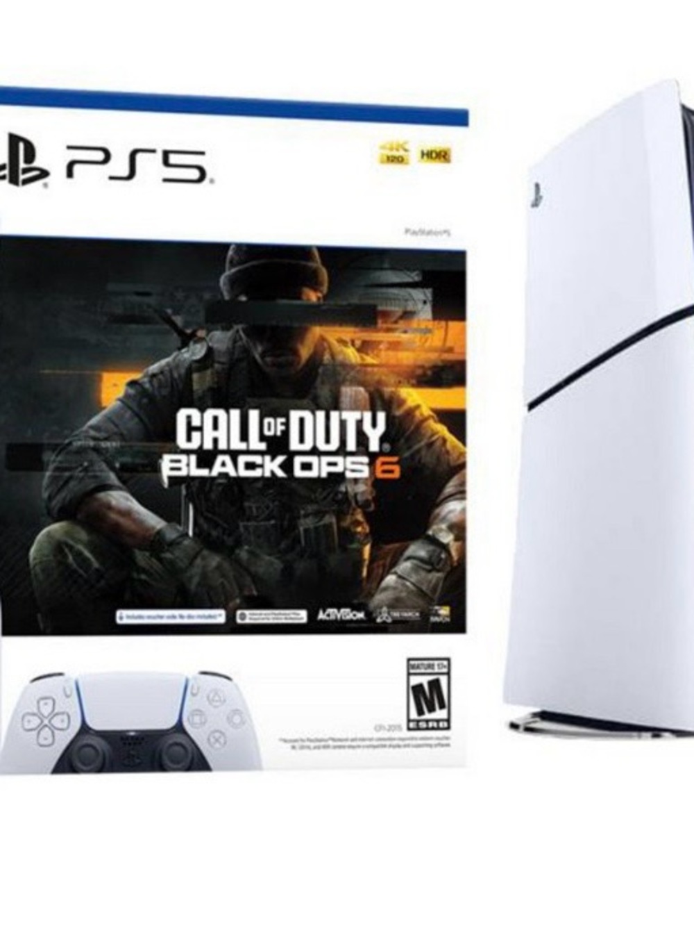 Sony PS5 Console Bundle with Call of Duty: Black Ops 6 - White